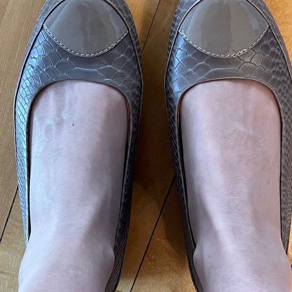 FitFlop, very good condition, animal print Brown Leather Slip-on Ballet flat - Picture 3 of 16